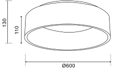 Потолочный светодиодный светильник Deko-Light Sculptoris 348182 1