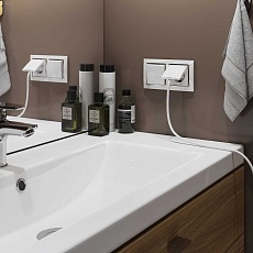 Рамка на 2 поста Werkel Snabb белый/хром W0021901 4690389160721 1