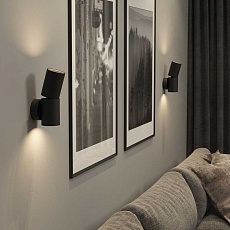 Настенный светодиодный светильник Elektrostandard Deep 40126/LED черный a062926 4