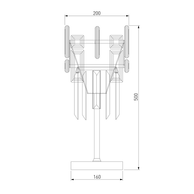 Настольная лампа Bogates Lago 01108/1 Strotskis изображение 2 Настольная лампа Bogates Lago 01108/1 Strotskis Фото № 2
