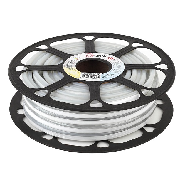 Гибкий неон ЭРА 2835SMD теплый белый 20M N2835-120-IP67-220V-20m-2700 Б0043074 изображение 1 Гибкий неон ЭРА 2835SMD теплый белый 20M N2835-120-IP67-220V-20m-2700 Б0043074 Фото № 1