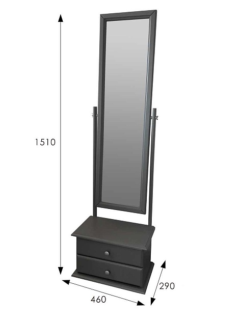 Зеркало напольное Мебелик Селена 006584 изображение 3 Зеркало напольное Мебелик Селена 006584 Фото № 3