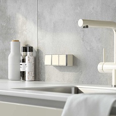 Розетка влагозащищенная с заземлением с защитной крышкой и шторками Werkel Gallant слоновая кость W5071203 4690389164590 1