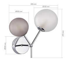 Настенный светильник Evoluce MALTE SLE1107-101-02 2