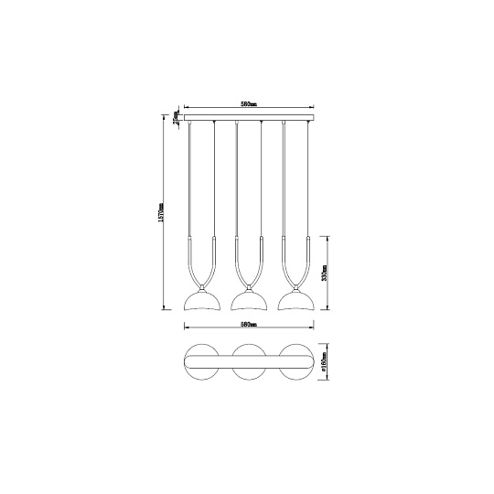 Подвесной светильник Vele Luce Astiy VL5434P03 Фото № 5