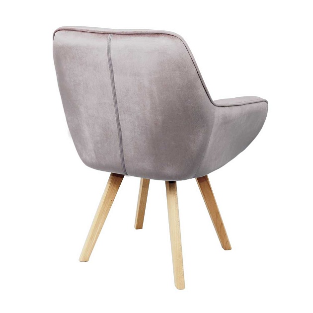 Кресло AksHome Soft пыльная роза, велюр 77325 изображение 4 Кресло AksHome Soft пыльная роза, велюр 77325 Фото № 4