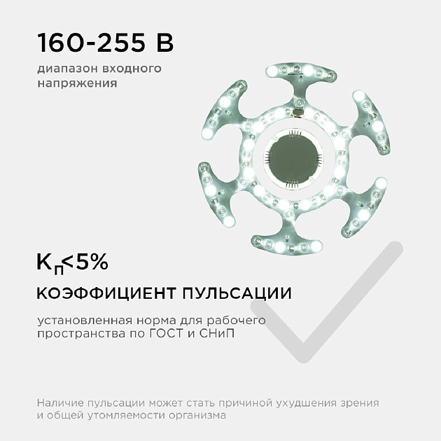 Светодиодный модуль Apeyron со встроенным драйвером 02-70 Фото № 8