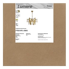 Подвесная люстра Freya Люмьер / Lumiere FR5516PL-09BS 4