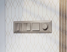 Комплект механизма 3-кл выключателя AMBRELLA VOLT ALFA Серо-бежевый матовый QUANT (AP3650, VM133) MA365010 3