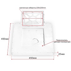 Потолочный светодиодный светильник Citilux Бейсик CL738K501V 3