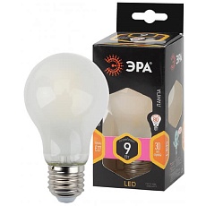 Лампа светодиодная филаментная ЭРА E27 9W 2700K матовая F-LED A60-9W-827-E27 frost Б0035033 1