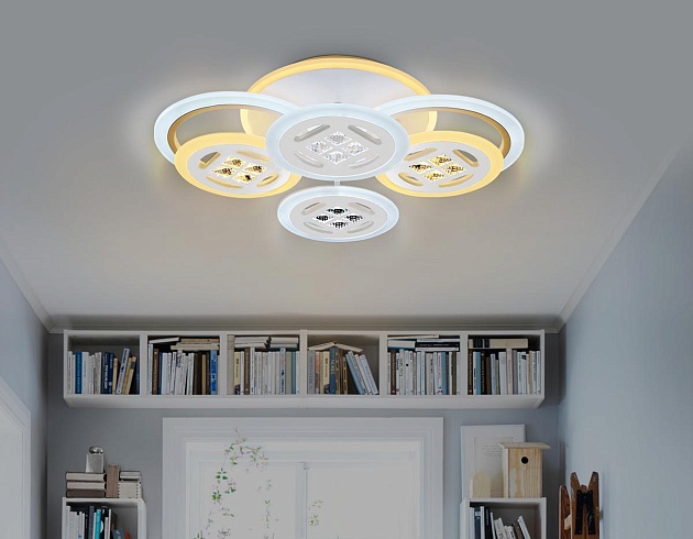 Потолочная светодиодная люстра Ambrella light Ice FA2951 фото 7