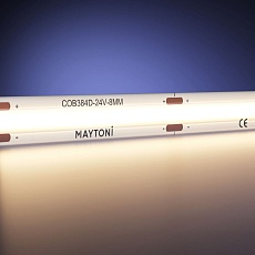 Светодиодная влагозащищенная лента Maytoni 12W/m 384LED/m COB теплый белый 5M 201078 2