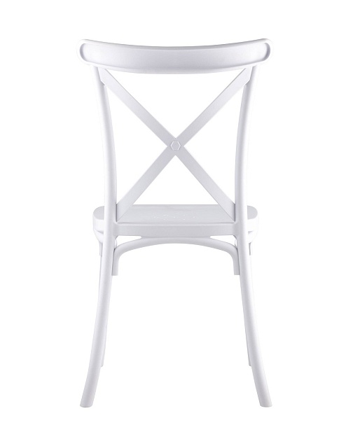 Кухонный стул Stool Group Кроссбэк пластиковый белый Y030 white изображение 5 Кухонный стул Stool Group Кроссбэк пластиковый белый Y030 white Фото № 5