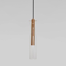 Подвесной светодиодный светильник Eurosvet Swan 50254/1 Led латунь 3