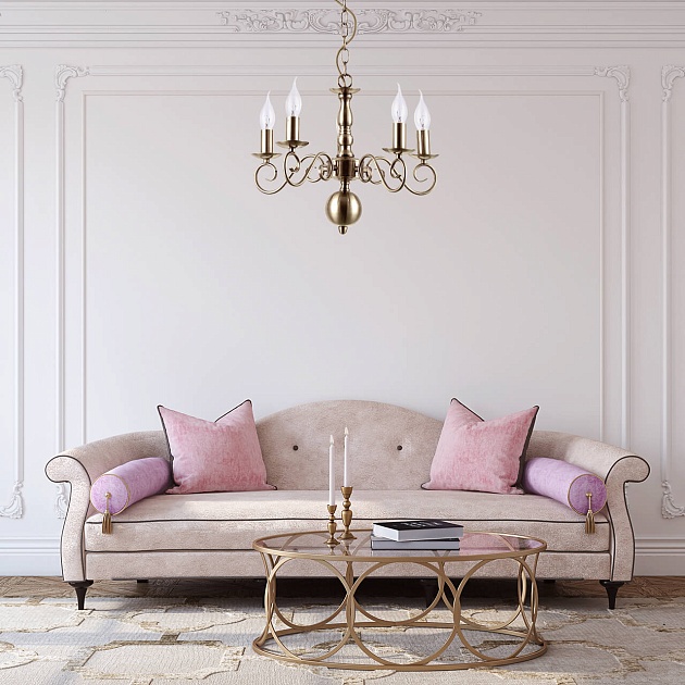 Подвесная люстра Arte Lamp A1129LM-5AB Фото № 7