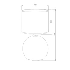 Настольная лампа TK Lighting 5087 Palla 1