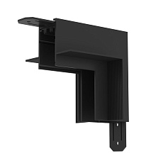 Коннектор L-образный стена-потолок Denkirs Smart Hide TR2118-BK