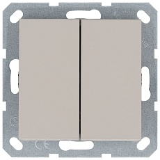 Выключатель двухклавишный Jasmart G3023T