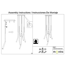 Потолочное основание Mantra Modular Light Florones 9367 3