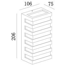 Плафон Deko-Light Leuchte Grumium eckig III 930374 1