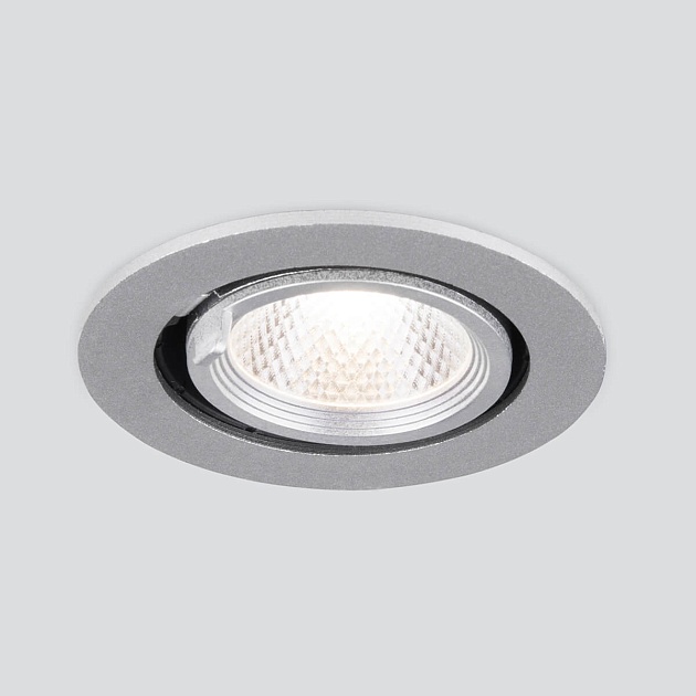 Встраиваемый светодиодный светильник Elektrostandard 9918 LED 9W 4200K серебро a052457 фото 3