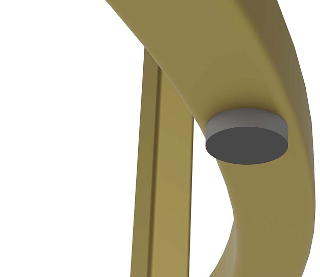 Журнальный стол Калифорния Остин Glass Черная лакобель/Золото 1009783202 Фото № 6