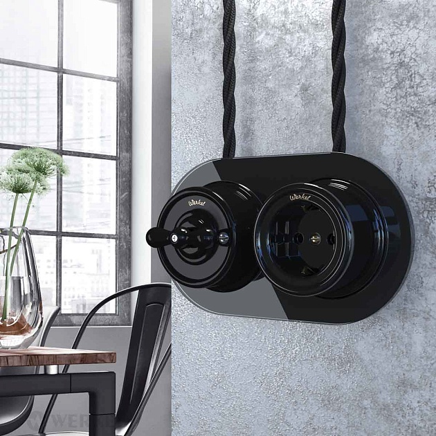 Рамка на 2 поста черная Werkel W0025108 4690389166457 изображение 5 Рамка на 2 поста черная Werkel W0025108 4690389166457 Фото № 5