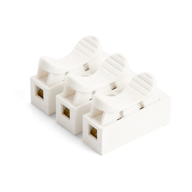 Клемма самозажимная 3-х контактная STEKKER, LD900-003 Фото № 1