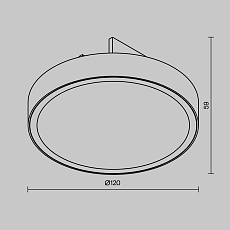 Уличный трековый светильник Maytoni Outdoor Zon IP O-TR01-1-F-12WW3K 2
