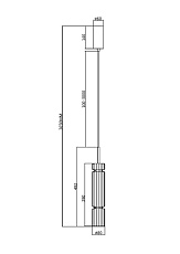 Подвесной светодиодный светильник Maytoni Ordo MOD272PL-L12CH3K1 1
