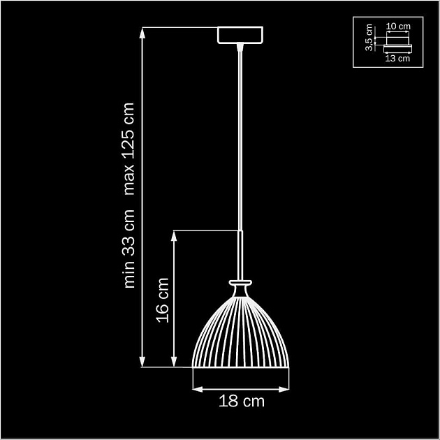 Подвесной светильник Lightstar Simple Light 810 810023 Фото № 2