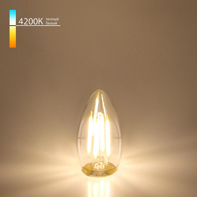 Лампа светодиодная филаментная Elektrostandard BLE2706 E27 9W 4200K прозрачная a048283 фото 2