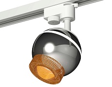 Комплект трекового светильника Ambrella light Track System XT1104005 PSL/CF серебро полированное/кофе (A2520, C1104, N7195) 3
