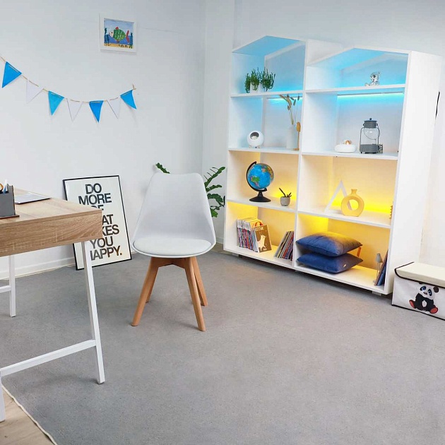 Кухонный стул AksHome Bliss серый, пластик + экокожа 62771 Фото № 5