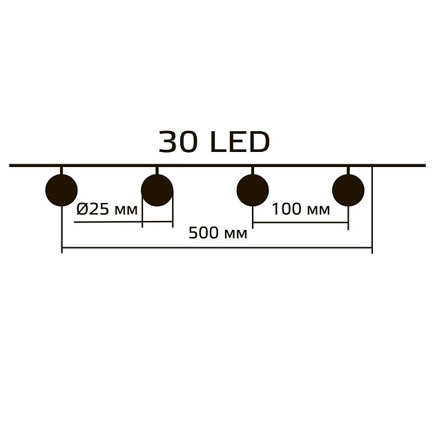 Гирлянда на солнечных батареях Gauss Solar Шары GS031 Фото № 6