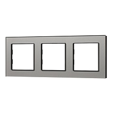 Рамка стеклянная FRM-GLARE-GS-3-GR Arlight 043801