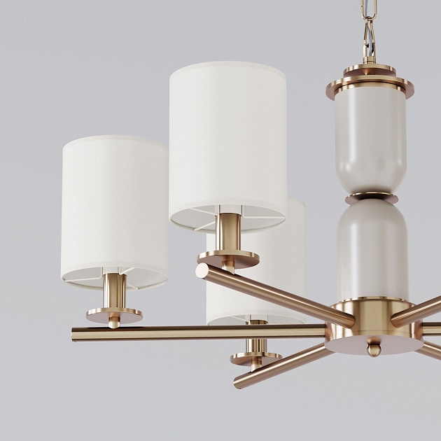 Подвесная люстра Eurosvet Caprera 60146/6 латунь изображение 2 Подвесная люстра Eurosvet Caprera 60146/6 латунь Фото № 2