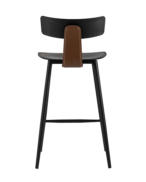 Полубарный стул Stool Group ANT пластиковый черный 8333A black Фото № 4