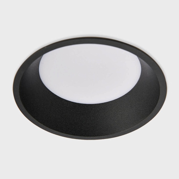 Встраиваемый светодиодный светильник Italline IT06-6012 black 4000K фото 
