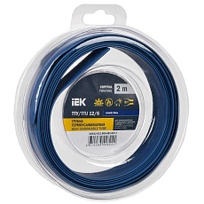 Трубка термоусадочная ТТУ нг-LS 12/6 синяя (2м/упак) IEK UDR12-012-006-002-K07-T