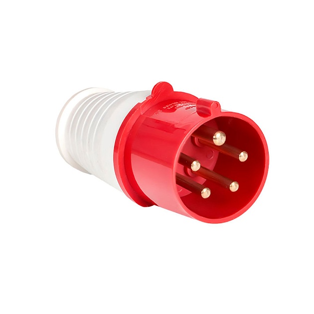 Вилка переносная 015 3Р+РЕ+N 16А 380В IP44 EKF PROxima ps-015-16-380 Фото № 1