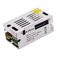 Блок питания SWG 12V 15W IP20 1,25A S-15-12 900045 1