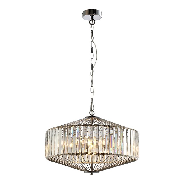 Подвесной светильник Crystal Lux Fiesta SP5 Chrome/Transparente фото 2