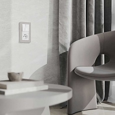 Розетка с заземлением Werkel белый W1171001 4690389155116 4