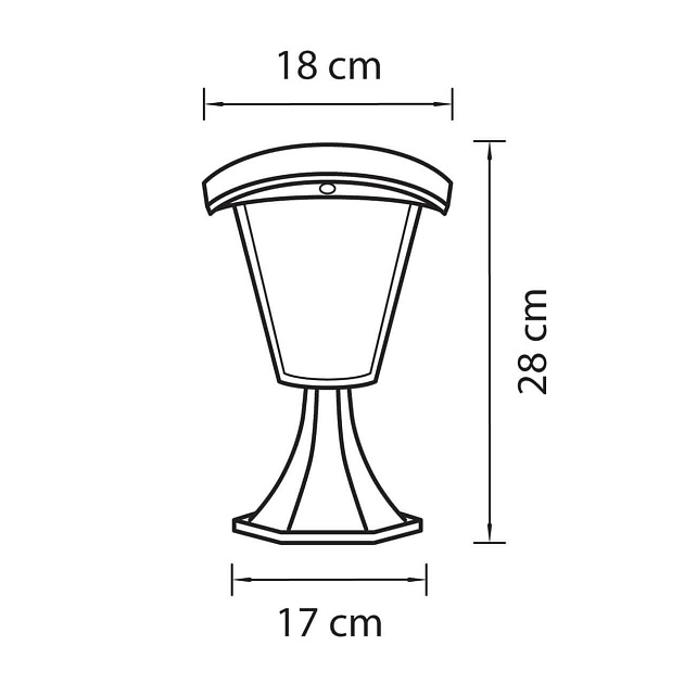 Уличный светодиодный светильник Lightstar Lampione 375970 фото 2