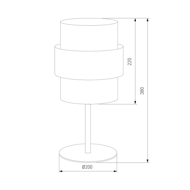 Настольная лампа TK Lighting 5404 Calisto изображение 2 Настольная лампа TK Lighting 5404 Calisto Фото № 2