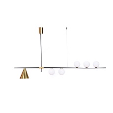 Подвесной светильник Lumina Deco Renzo LDP 6043-6 BK+MD