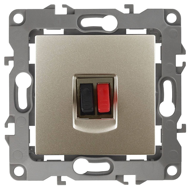 Аудиорозетка ЭРА 12 12-3111-04 Б0027454 изображение 1 Аудиорозетка ЭРА 12 12-3111-04 Б0027454 Фото № 1