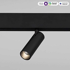 Трековый светодиодный светильник Elektrostandard Slim Magnetic Dim Cubo 85070/01 черный a063530 4